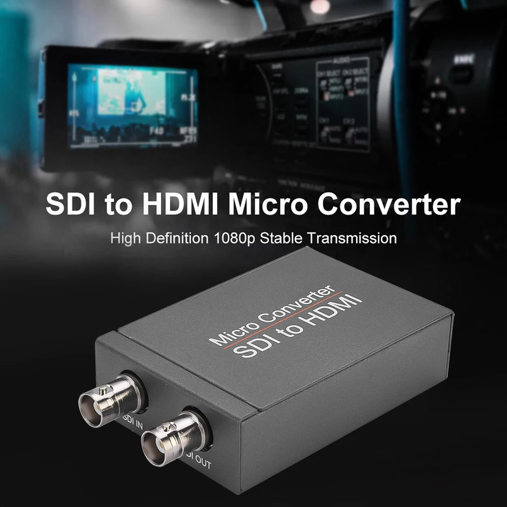 Mini HD 3G SDI to HDMI-compatible Converter HDMI-compatible to SDI Video Micro Converter Audio Auto Format Detection hd video converter