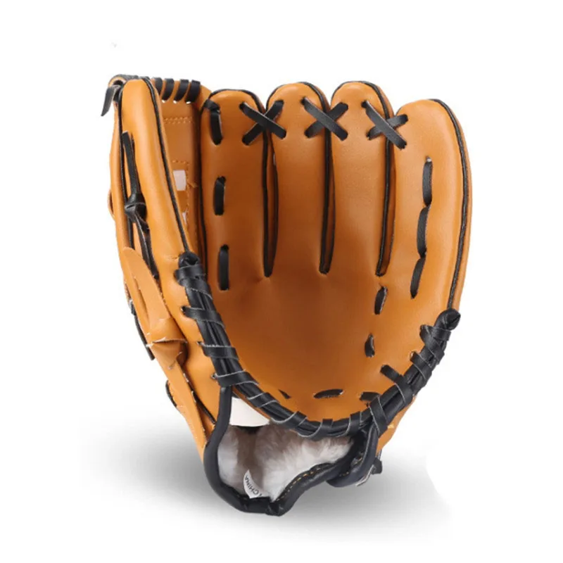 Baseball Glove Softball Practice Equipment Size 10.5/11.5/12.5 Left Hand For Child Youth Adult Man Woman Train Three Colors