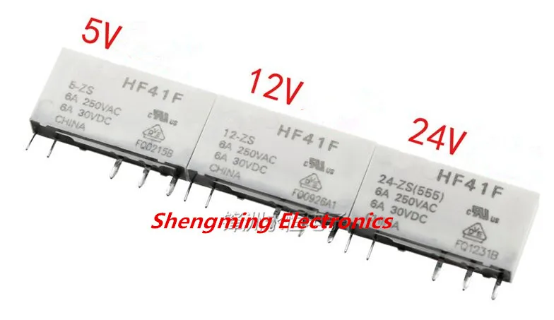 10 шт. 5 контактов Φ реле 5VDC 12VDC 24VDC 6A 250VAC | Электронные компоненты и принадлежности