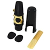 Alto Sax Saxophone Mouthpiece Plastic with Cap Metal Buckle Reed Mouthpiece Patches Pads Cushions                             #8 ► Photo 3/6