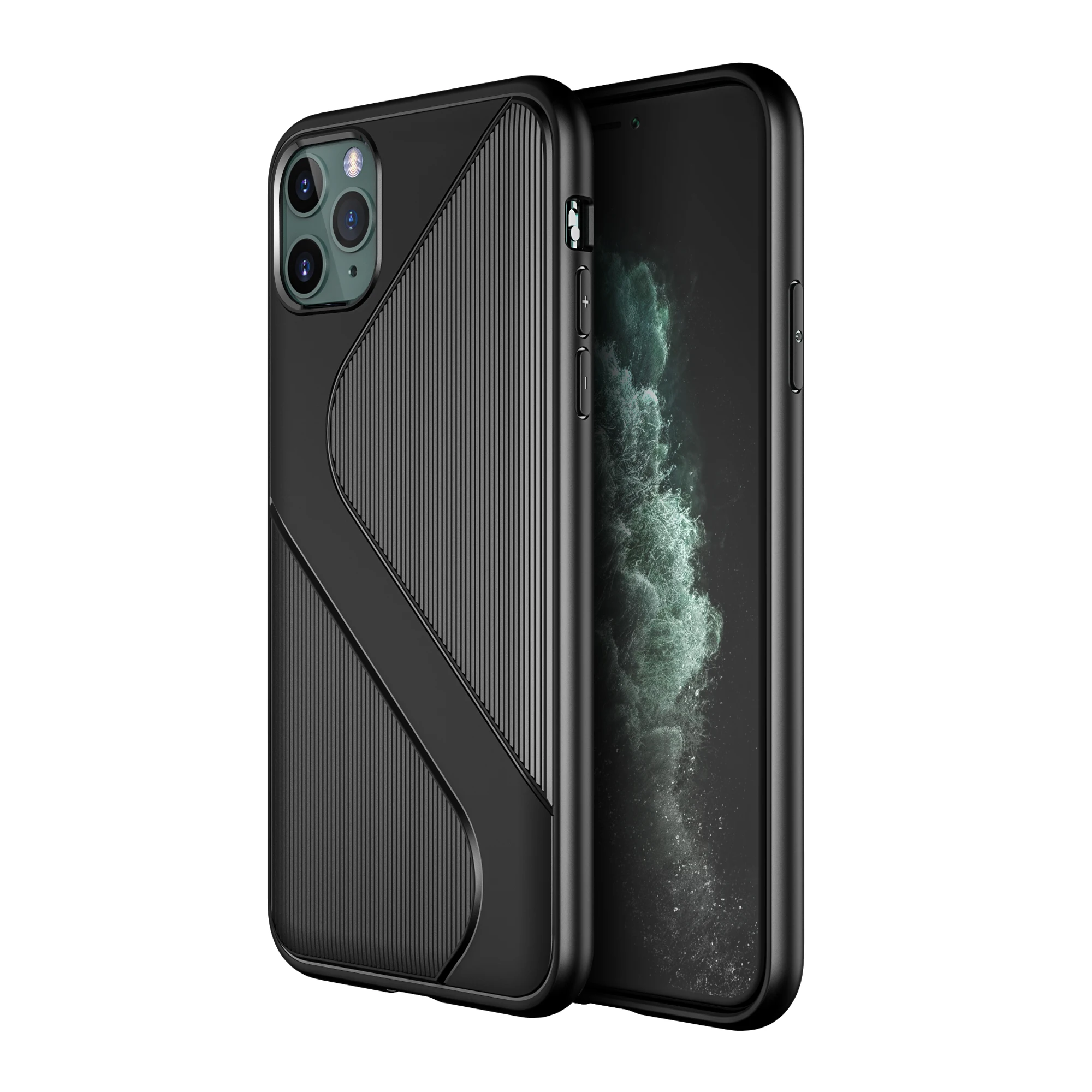 Силиконовый чехол для iPhone 11 Pro Max X XR задняя крышка Ультратонкий Мягкий ТПУ в