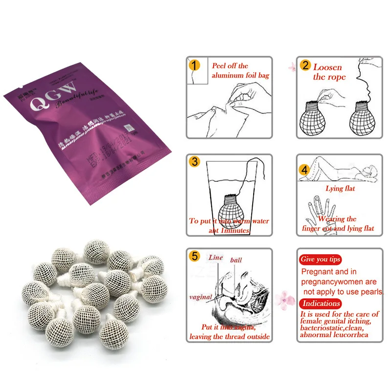 500pcs Yoni pearls tampons for women Female health tampons Vagina cleaning tampon detoxification care vaginal treatment tampons
