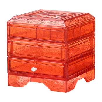 

Jewelry Packaging Display Transparent Plastic Box Grid Portable Bracelet Earrings Jewelry Box Storage Box