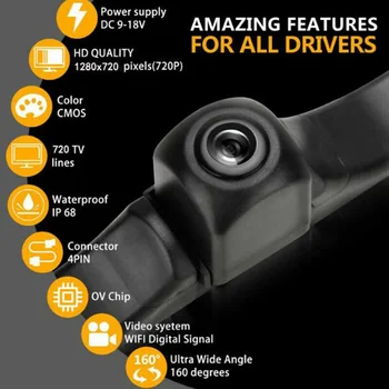 

Car camera American License plate frame Night Vision * Rear pull image