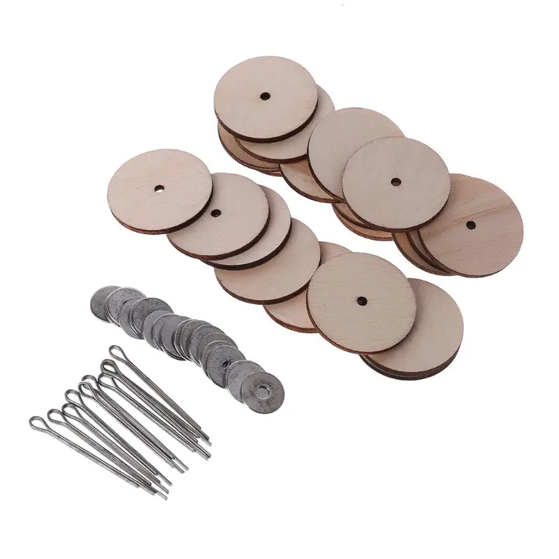 10 Sets Wood Joints Connectors For Handmade Teddy Bear Craft Children Kids Toy DIY Scrapbooking Manual Handicraft Accessory 12