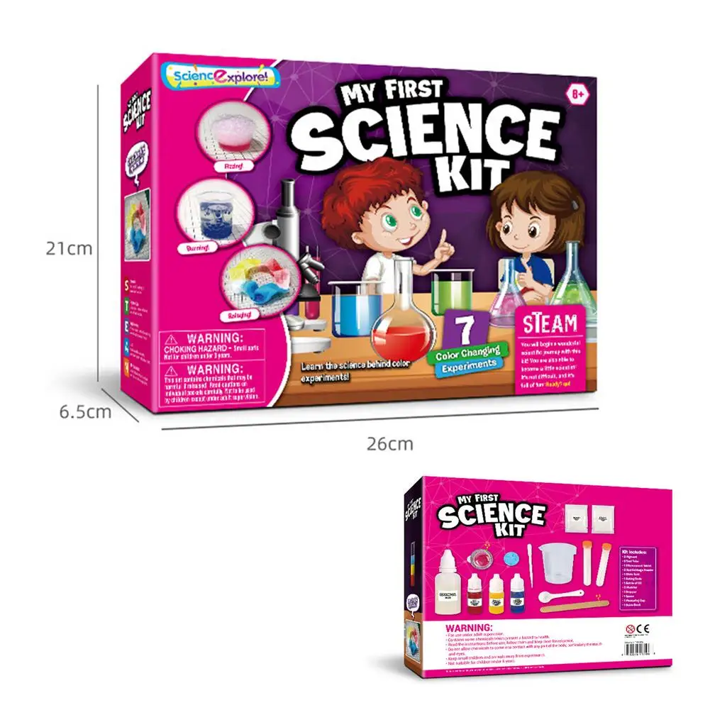 My First Science Kit Kids Science Experiment Kit 38 Experiments Aged 3-8