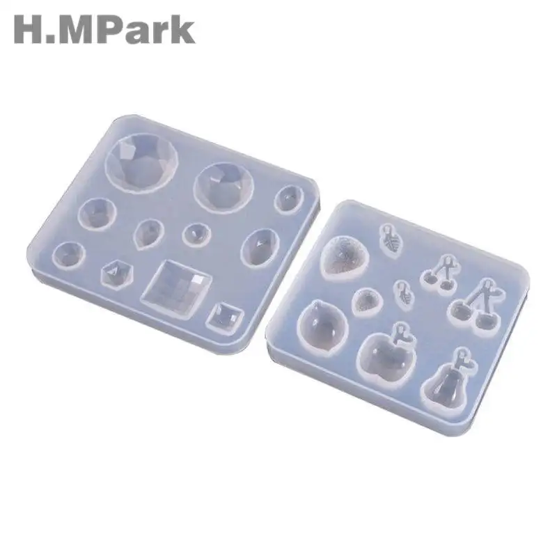 

2019 New DIY Crystal Epoxy Resin Mold Earrings Jewelry Silicone Molds For Resin DIY Handmade Crafts Jewelry Making
