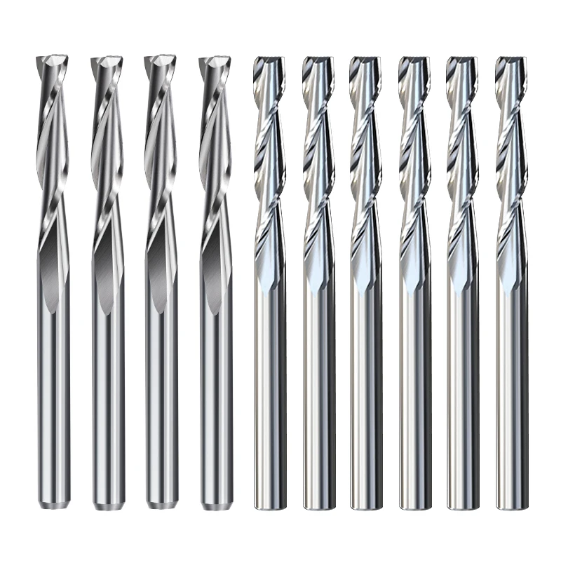 Xcan Fresa de Fresa de Carboneto Espiral Fresa de Ponta Plana com Sulcos de 2.0 mm de Diâmetro 3.175 mm Fresa de Fresa de Metal Duro com 10 Peças - Image 6