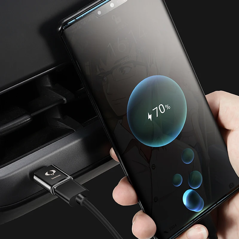 USB To Type C OTG Adapter USB USB-C Male To Micro USB Type-c Female Converter For Seat ibiza 6j 6l fr Ateca Altea xl leon 2 Leon