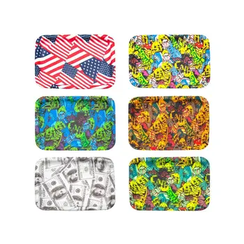 

HONEYPUFF 153MM*250MM Rolling Tray Cigarette Smoke Accessories Storage Tray Tobacco Storage Plate Discs for Herb Grinder