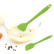 7 цветов кухонные принадлежности для выпечки силиконовая лопаточка ложка для шпатель для мороженого масло торт лопатка для выпечки печенья лопатки