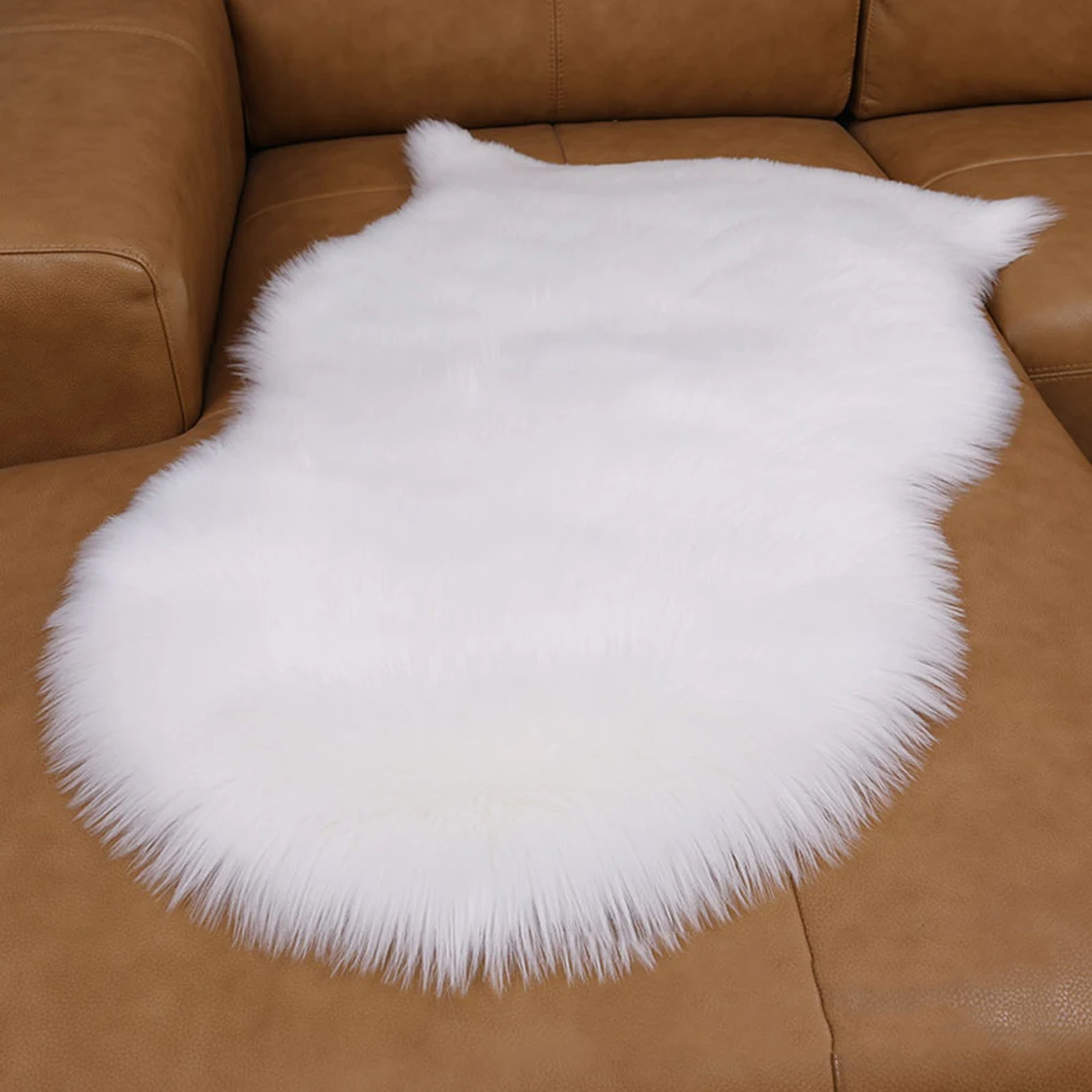 

Soft Artificial Sheepskin Rug Carpet Chair Cover Artificial Wool Warm Hairy Carpets For Living Room Skin Fur Area Rugs Stair