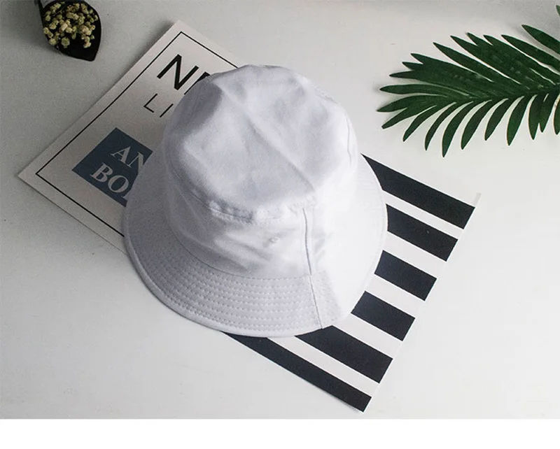Fashion Breathable Unisex Fisherman Hat Women's spring summer solid color flat top Foldable Basin hat sun hat snapback hats F68