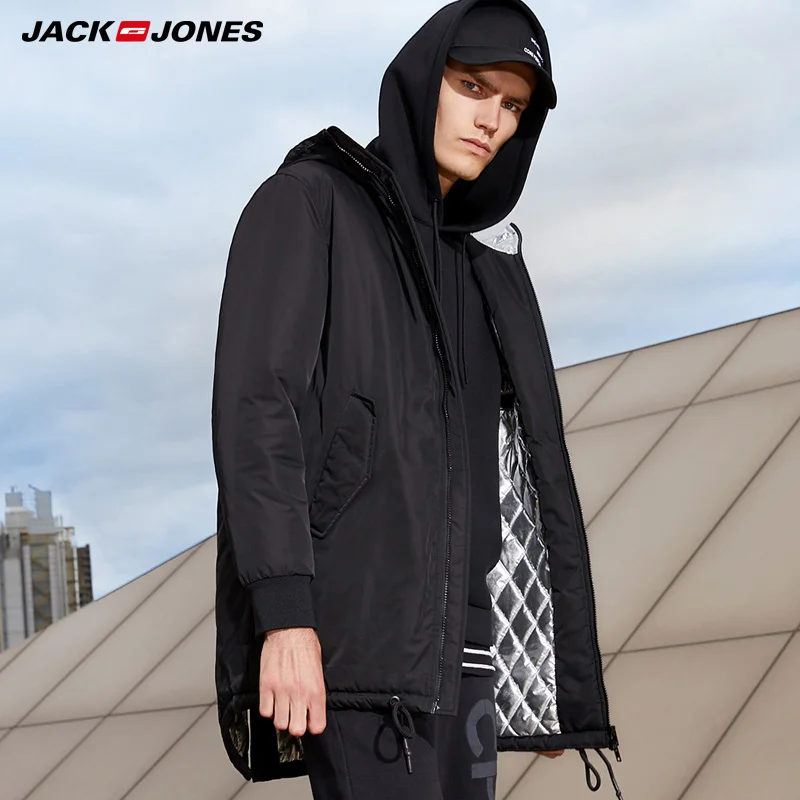 Jack Jones мужская зимняя водонепроницаемая хлопковая куртка с капюшоном | 218309512