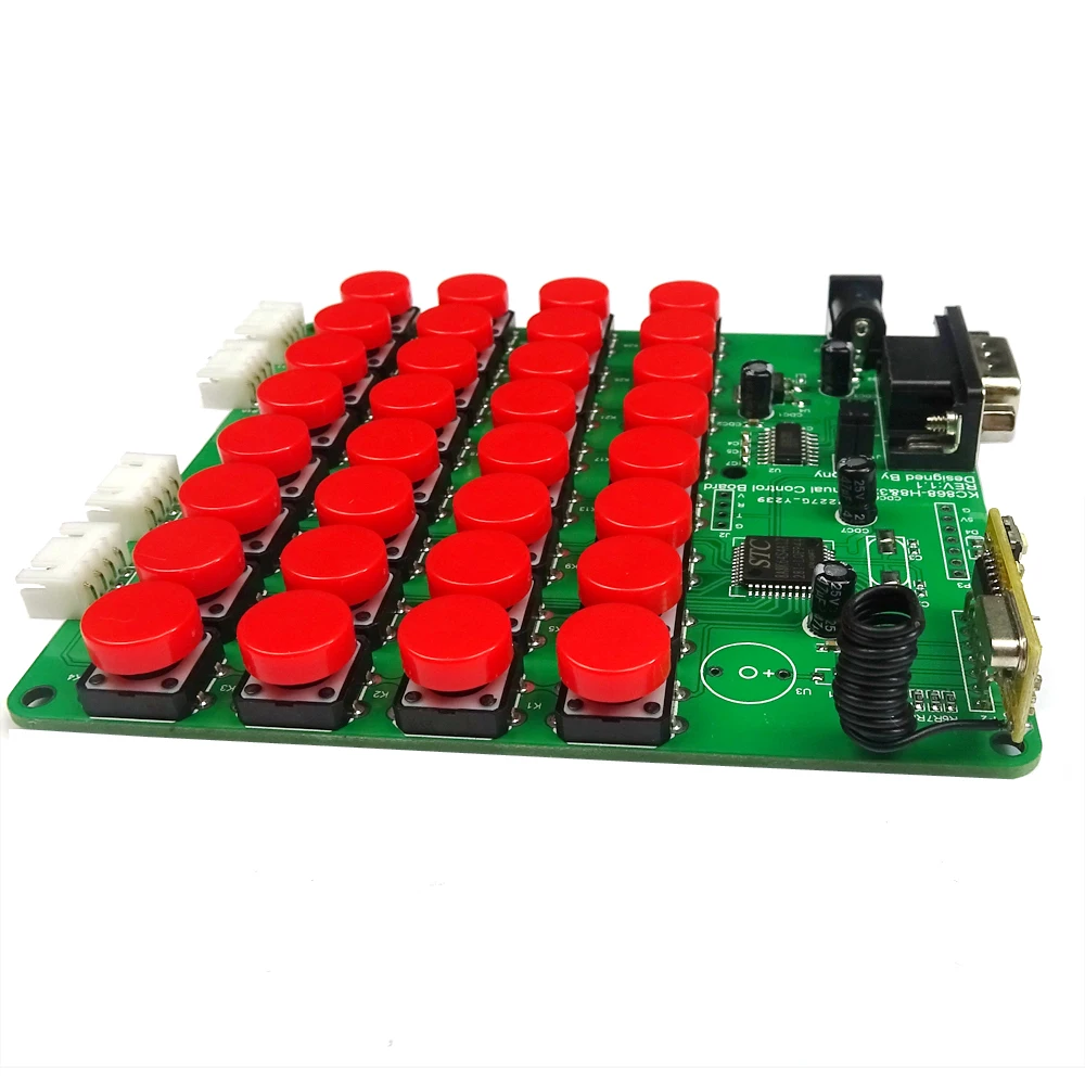 32 Buttons Manual Control RS232 Keyboard for KC868-H8 Smart Home Ethernet Web Relays Controller Diy 433M Remoter