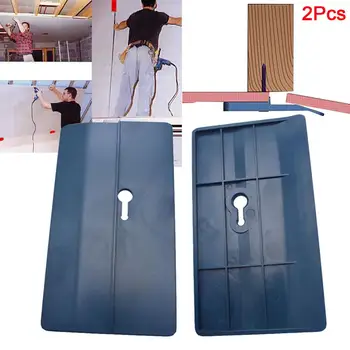 

2PCS Drywall Fitting Tool Plasterboard Fixing Tool Room Ceiling Sloped Walls Decoration Carpenter Tool Ceiling Positioning Plate