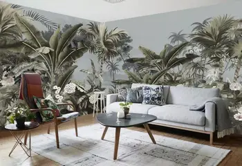 

[Self-Adhesive] 3D Tropical Plants 8808 Wall Paper mural Wall Print Decal Wall Murals