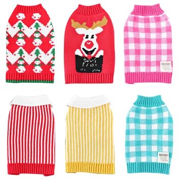 

Clothes for Dogs Thicken Pets Clothing French Bulldog Soft Sweater Warm Dog Clothes Coat Jacket Winter Pet Hoodies Christmas