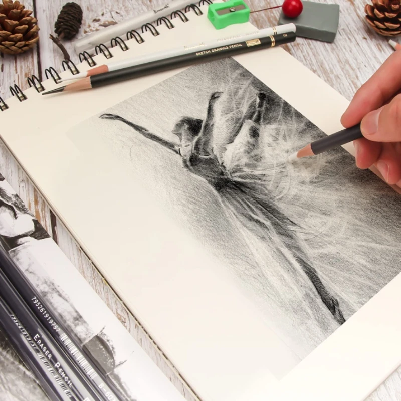 Gomme Da Cancellare Con Pennello | Confezione Da 6, Per Artisti, Schizzi E Illustrazioni - Foto 2