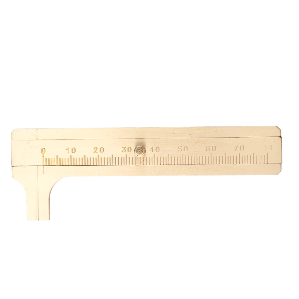 Portable Mini Sliding Gauge Bead Wire Jewelry Measuring Pocket Caliper Scale