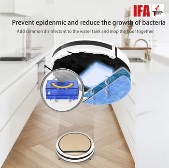 

ILIFE V5s Pro robot Vacuum Cleaner Robot Sweep Wet Mop prevent epidenmic and reduce the growth of bacteria auto recharge