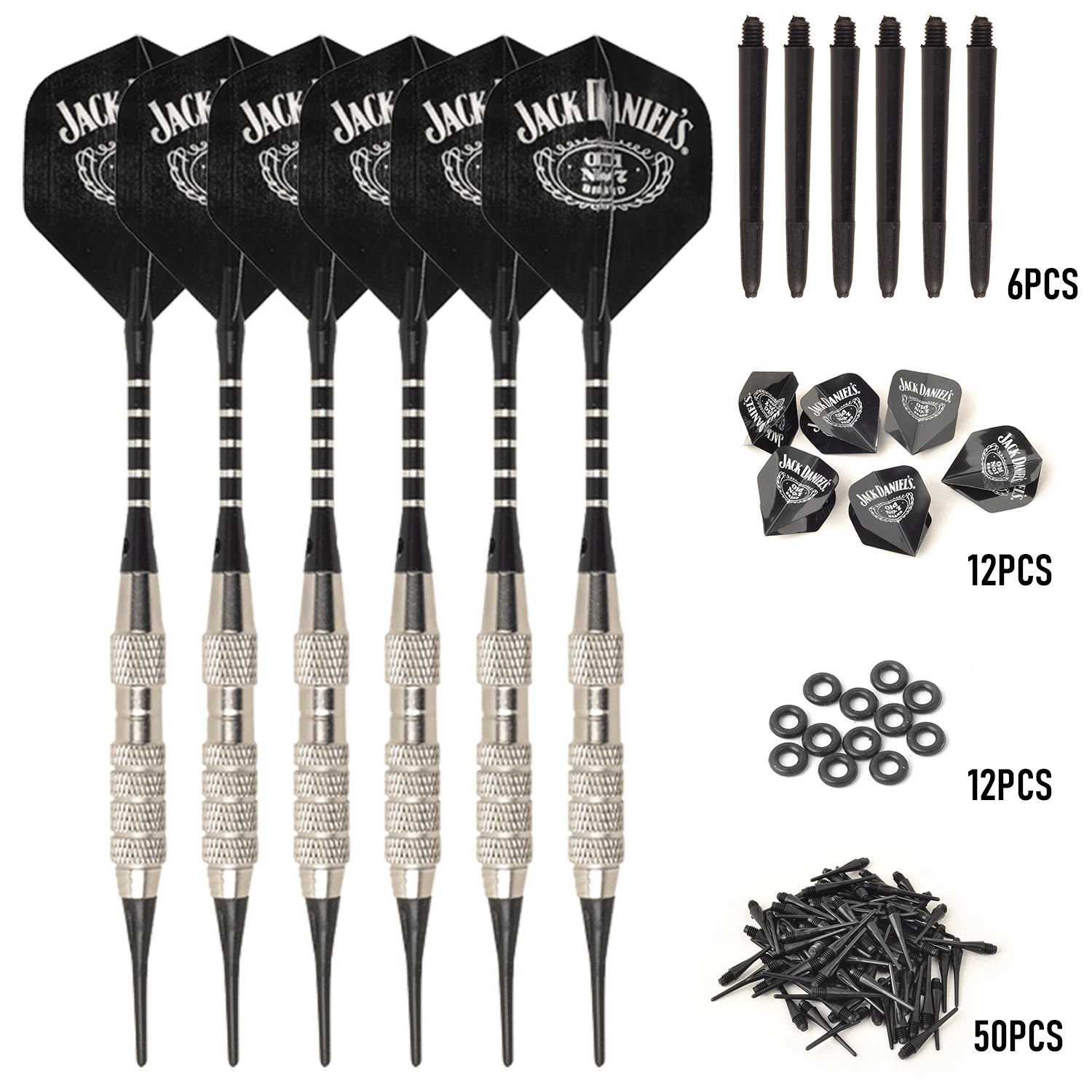 HEAVY WEIGHT TUNGSTEN DARTS SET Flights,Stems Dart Wallet With Box Gift 