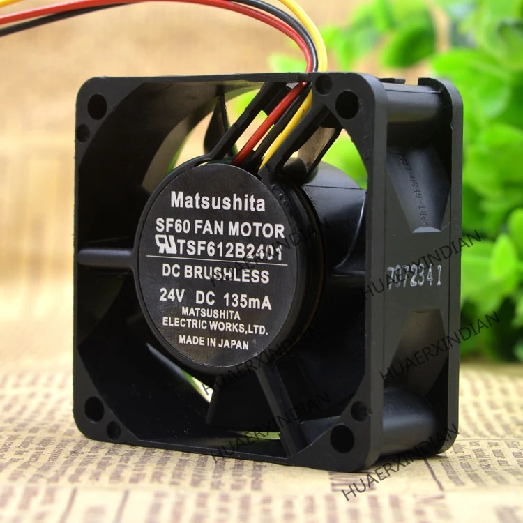 

Original NEW TSF612B2401 6CM 24V 135MA 6025 Motor protection cooling Fan