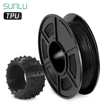 

TPU Flexible Filament 1.75mm 3D For Printer 0.5kg/roll With Spool 100% No Bubble TPU Flexible Consumable Printing Toy & Shoes