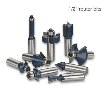 

High-quality 80Pcs Router Bit Set 1/4 Inch Shank Tungsten Carbide Routing Drill Bits Milling Cutter Kit with Carry Storage Case