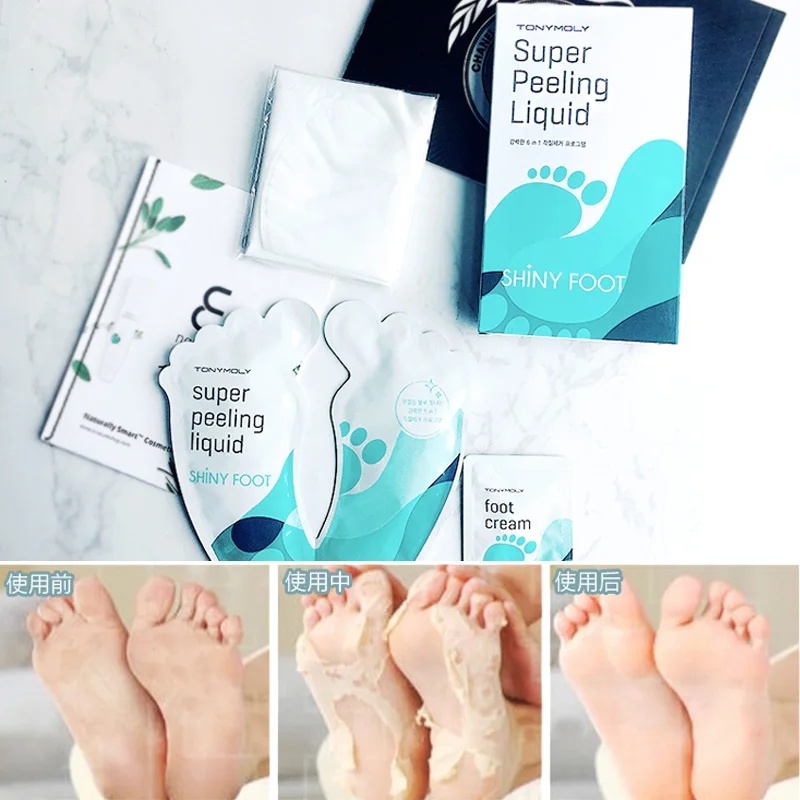 Tonymoly TONY MOLY Супер пилинг жидкая блестящая лапка отшелушивающая Мембрана для ног и ног