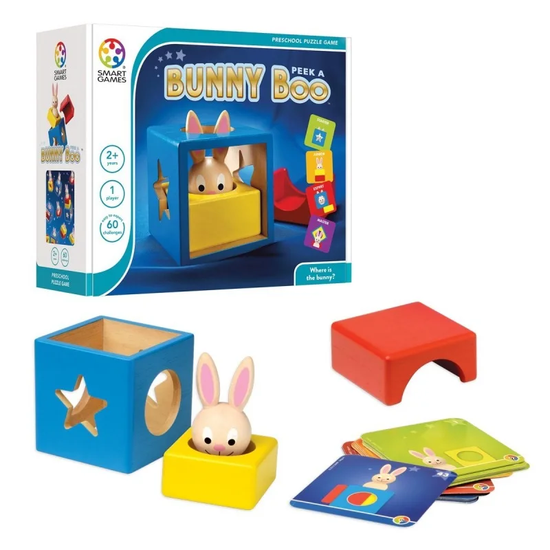 

Belgium Smart Games Children Board Game Bunny Boo Rabbit Baby Magic Box Educational ENLIGHTEN Toy 2 +