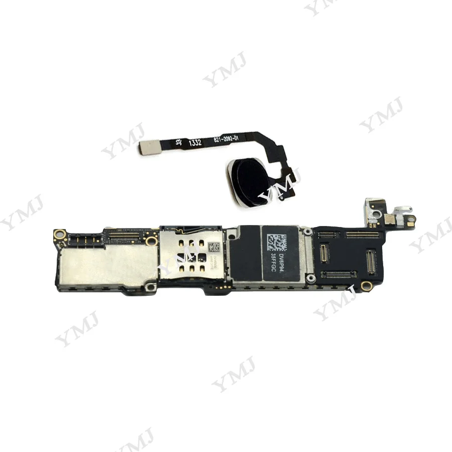 Best 16GB 32G 64G Free iCloud for iphone 5S Motherboard,100% Original unlocked for iphone 5S Mainboard with Touch ID without Touch ID