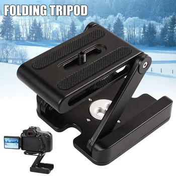 

New Z Flex Tilt Head Metal Z-folding Head Desktop Tripod Free Folding Flexible Compact DOM668