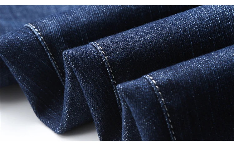 Осенние джинсы мужские эластичные свободные брюки мужские прямые брюки Новые повседневные длинные брюки большого размера больше размера