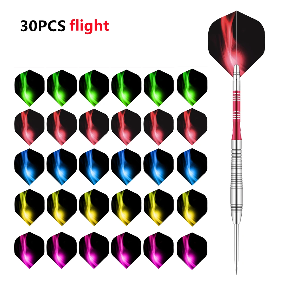 Professional Dart Flights Set Dartboards Game Accessory Colorful Darts 30/60pcs 