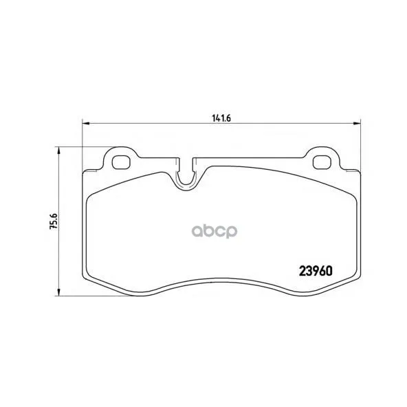 Колодки Тормозные Передние Brembo P50074 Brembo арт. P50074
