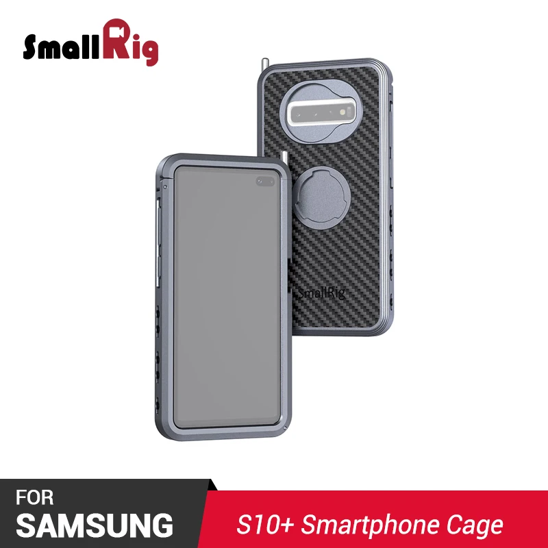 Смартфон SmallRig rig Pro мобильный телефон клетка для Samsung S10 + Vlogging Phone Rig 2441|Клетки