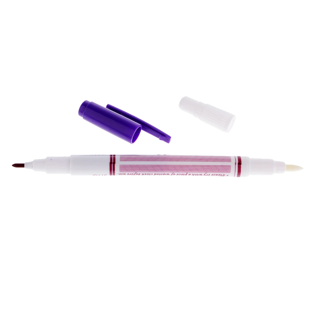 3 Pieces Water Erasable Pen Water Soluble Pen Cross Stitch Craft for Fabric Cloth Temporary Marking