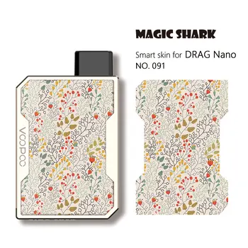 

Magic Shark V-Vendetta Flower Joker Rose Crystal Print Case Skin Back Film Sticker for Voopoo Drag Nano