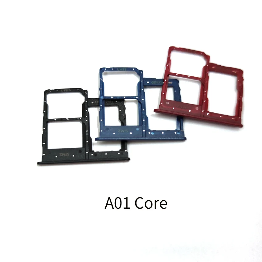 Para Samsung Galaxy A01 Core tarjeta SIM bandeja ranura SD soporte