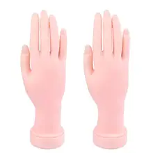 2 шт Резиновые накладные ногти для маникюра, инструмент для маникюра, тренировочная модель для обучения, для начинающих художников