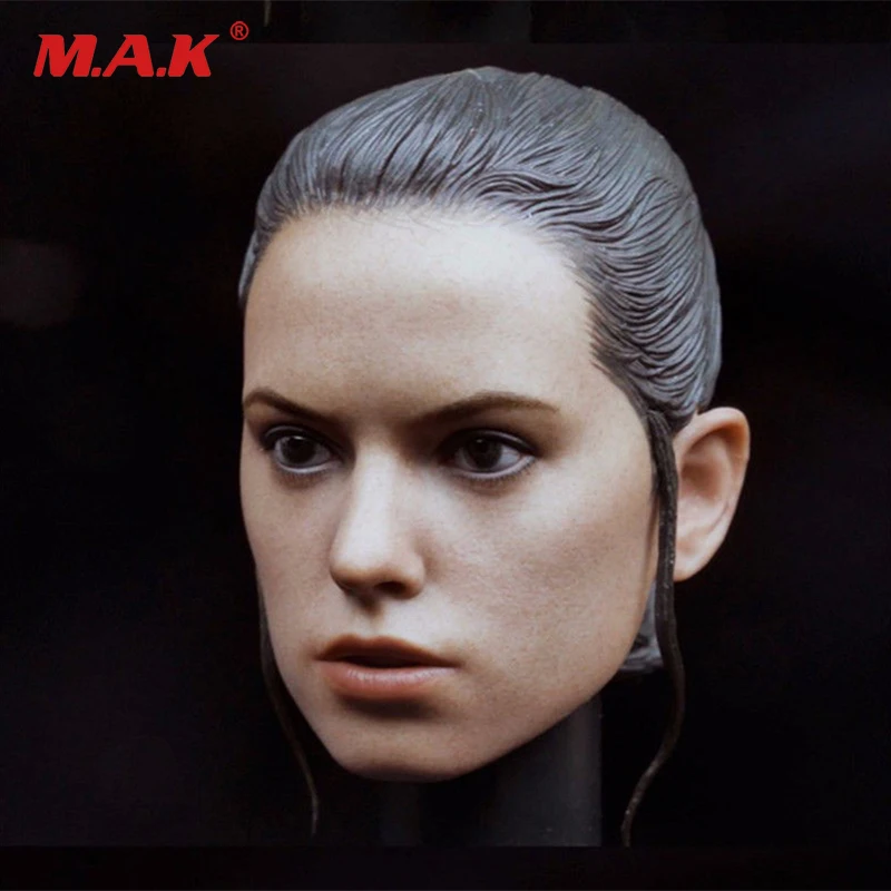 

1/6 Scale Daisy Ridley Rey Head Sculpt with Braids For 12" Female Action Body Figure