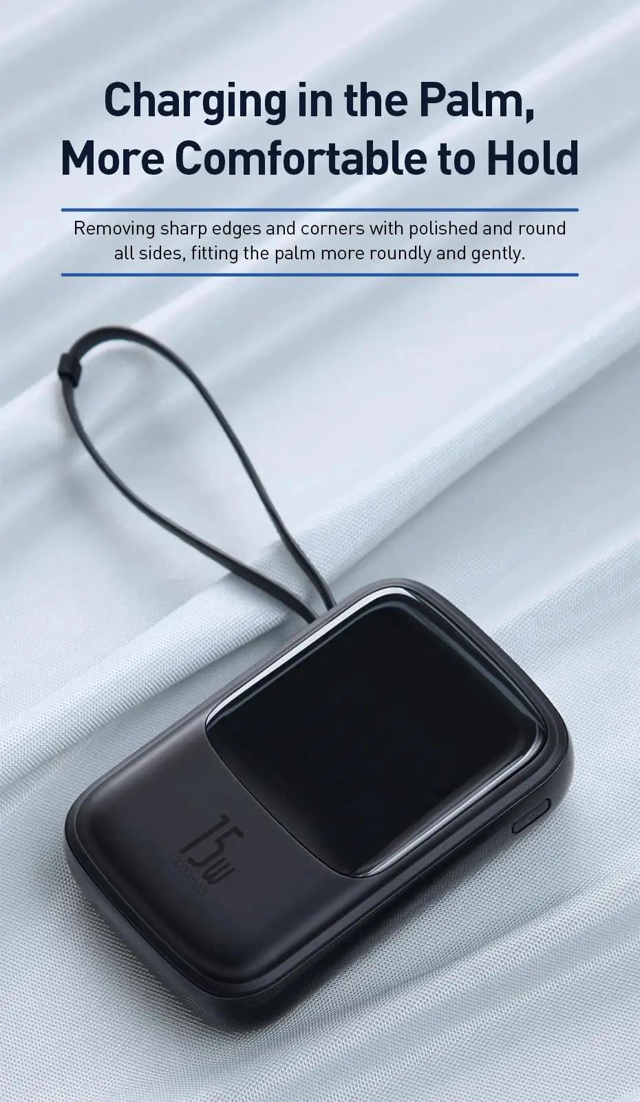 Baseus, 10000 мА/ч, мини внешний аккумулятор, портативный USB C PD, быстрое зарядное устройство, 10000 мА/ч, внешний аккумулятор для iPhone 11 Pro Max, Xiaomi, внешняя батарея