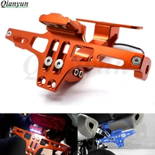 Универсальный CNC алюминиевый мотоцикл регулируемый угол номерной знак кронштейн для SUZUKI GSXR1300 GSX650F GSF650 GSX1250 F/SA/ABS