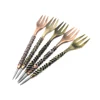 LOMINT Retro Design Hookah Fork With Pecker Aluminum Foil Hole Puncher Two in One Shisha Needle Tool Chicha Narguile Accessories 6