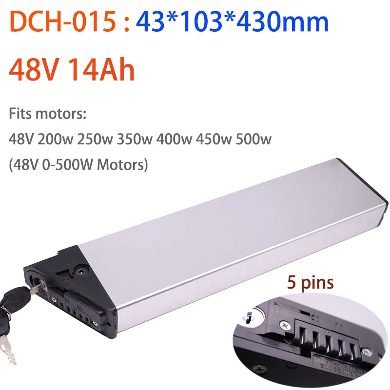 折りたたみ電動自転車バッテリー48v 10Ah 12Ah 13.6Ah 17Ah 36v 7.5Ah
