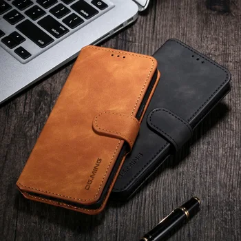 

LLZ.COQUE Soft Flip Wallet Case for IPhone 11 Pro Max X Xr Xs Max 8 7 6S 6 Plus Magnetic Buckle Card Holder Leather Cover Coque