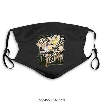 

u nsN Roses Men'sgu nRide 2011 Tour mask Black Rockabiliacartoon Tops masks Washable Windproof Anti-Dust Masks Dust Proof pm2.5