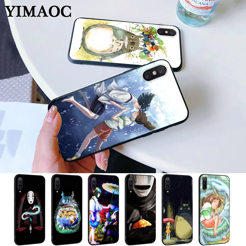 Totoro Spirited Away Ghibli Miyazaki Anime Silicone Case for Xiaomi 6 8 9 SE A1 A2 A3 Lite F1 Mix 2S MAX 3 9T Pro CC9E CC9 |