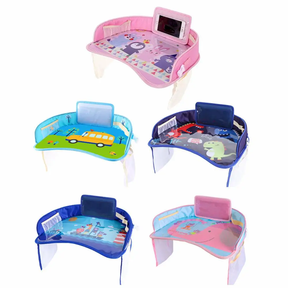 Kidlove детские многофункциональные портативные настольные Мультяшные настольные автомобильные безопасные сиденья Водонепроницаемый Пищевой стол для напитков автомобильное кресло держатель для коляски
